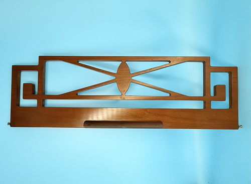 Vtg Wurlitzer Wood Music Book Sheet Rest w Orig Screw Note Piano Shelf Back Rack
