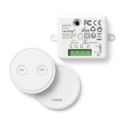 Funk Lichtschalter Set 230V mit Fernbedienung, drahtlos, Einbauschalter,