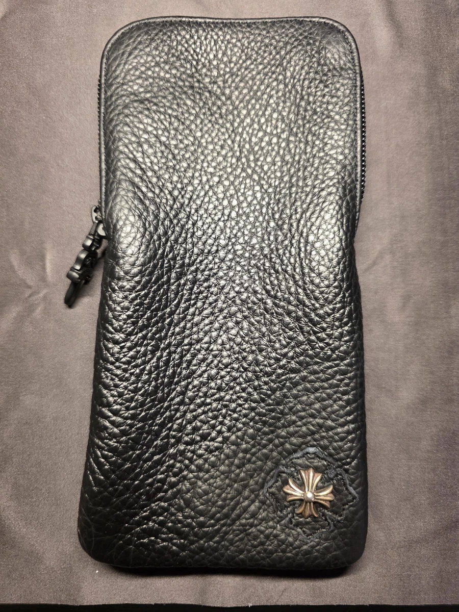 メガネ・老眼鏡 Chrome Hearts Leather Pouch Dagger Zip Chrome Hearts Black Vision Care Products for sale | eBay