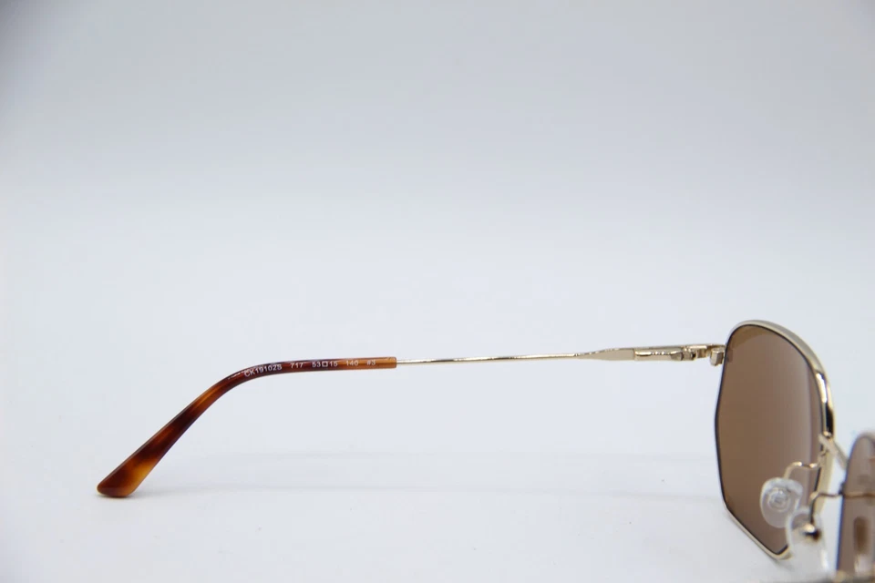 NEW CALVIN KLEIN CK19102S 717 GOLD HAVANA AUTHENTIC FRAMES SUNGLASSES 53-15 - Image 3 of 4