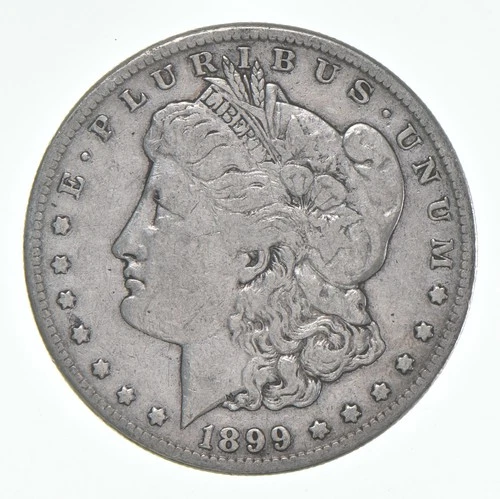 VF 1899-S Morgan Silver Dollar (1 coin) *1676