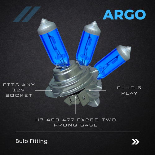 Fits Ford Focus MK2 100w Xenon Blue 2004-10 Low Led Side Light Headlight Bulbs - Picture 9 of 12