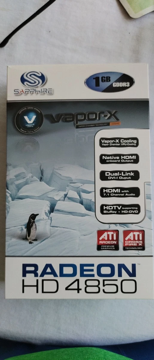 Sapphire Vapor X AMD Radeon HD 4850 1GB DDR3 PCI E eBay