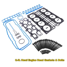 Cylinder Head Gaskets Bolts Set For Dodge Jeep Chrysler 300 6.4L HEMI 11-19