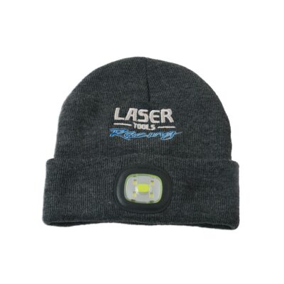 DOPPEL LED WIEDERAUFLADBARE MÜTZE MIT FRONT- UND RÜCKLAMPE - LASER