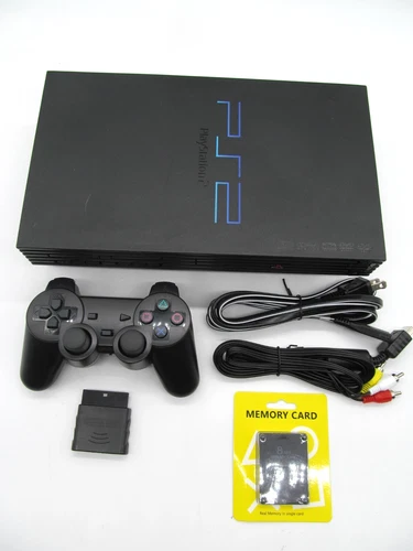 Sony Playstation 2 Console PS2 FAT with BRAND NEW wireless controller