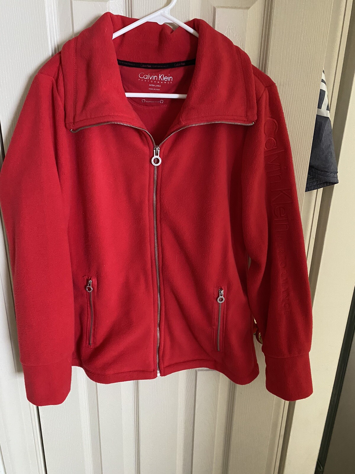 Calvin Klein Performance Red Zip-up 