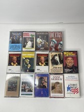LOT OF 14 COUNTRY AND OTHER MUSIC CASSETTE TAPES - VINTAGE RARE PRE-OWNED