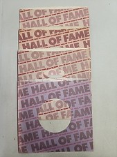 45 RPM 7" RECORD SLEEVES CO. SLEEVE 4 PACK SEE PHOTOS - Hall Of Fame SLV199
