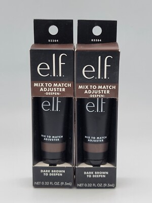 e.l.f Mix to Match Foundation Adjuster Dark Brown to Deepen 0.32