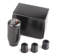 5 speed Carbon Fibre Gear Shift Knob for Nissan Mitsubishi Ford Holden Mazda
