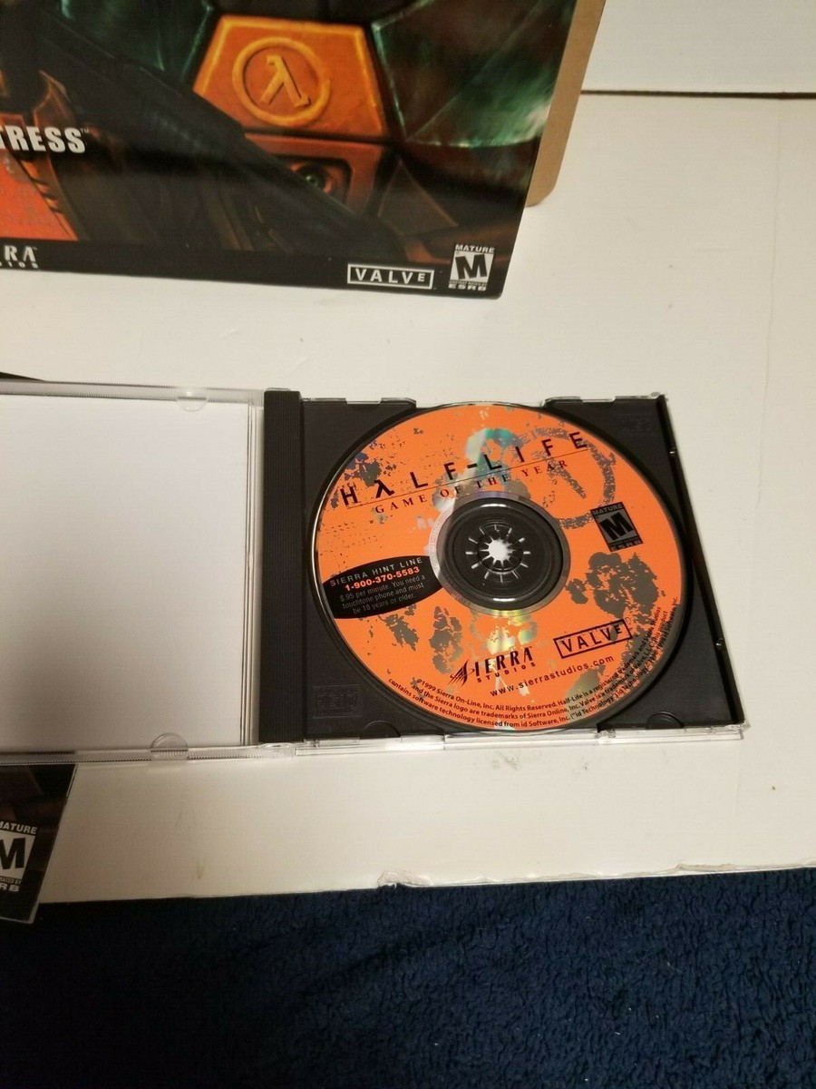 Half-Life: Game of the Year Edition (PC, 1999) Big box