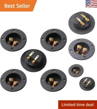 3-Inch DIY Speaker Terminal Cups - 5-Pack Binding Post Set for Custom Systems