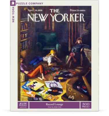 Record Lounge 500 Piece Jigsaw Puzzle NYPC New