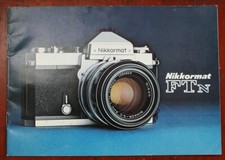 NIKON NIKKORMAT FTN SALES BROCHURE, INK WRITING/208507