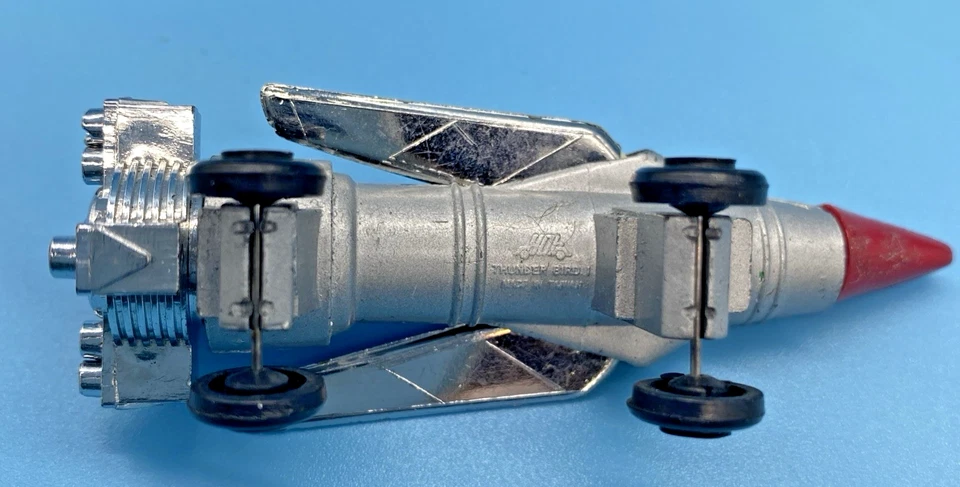 USAF-Thunderbird Diecast Estampado TBI Hecho en Taiwán Juguete YOT Años 70 Raro Encontrar De Colección Foto 4 de 4
