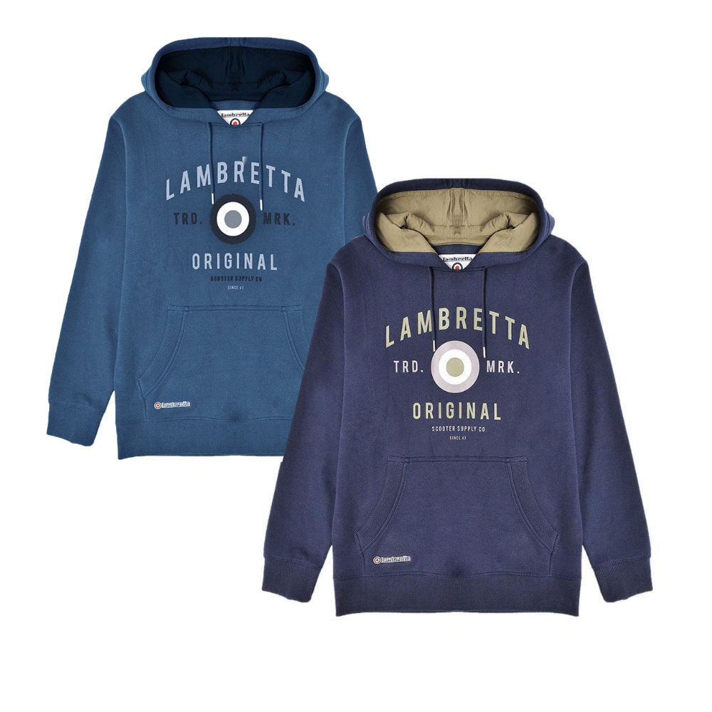 Lambretta Original Hoodie Drawstring Hooded Jacket - Main Image