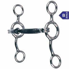 343 Reinsman Junior Cow Horse Sweet Iron Snaffle Bit 5 Inch NEW