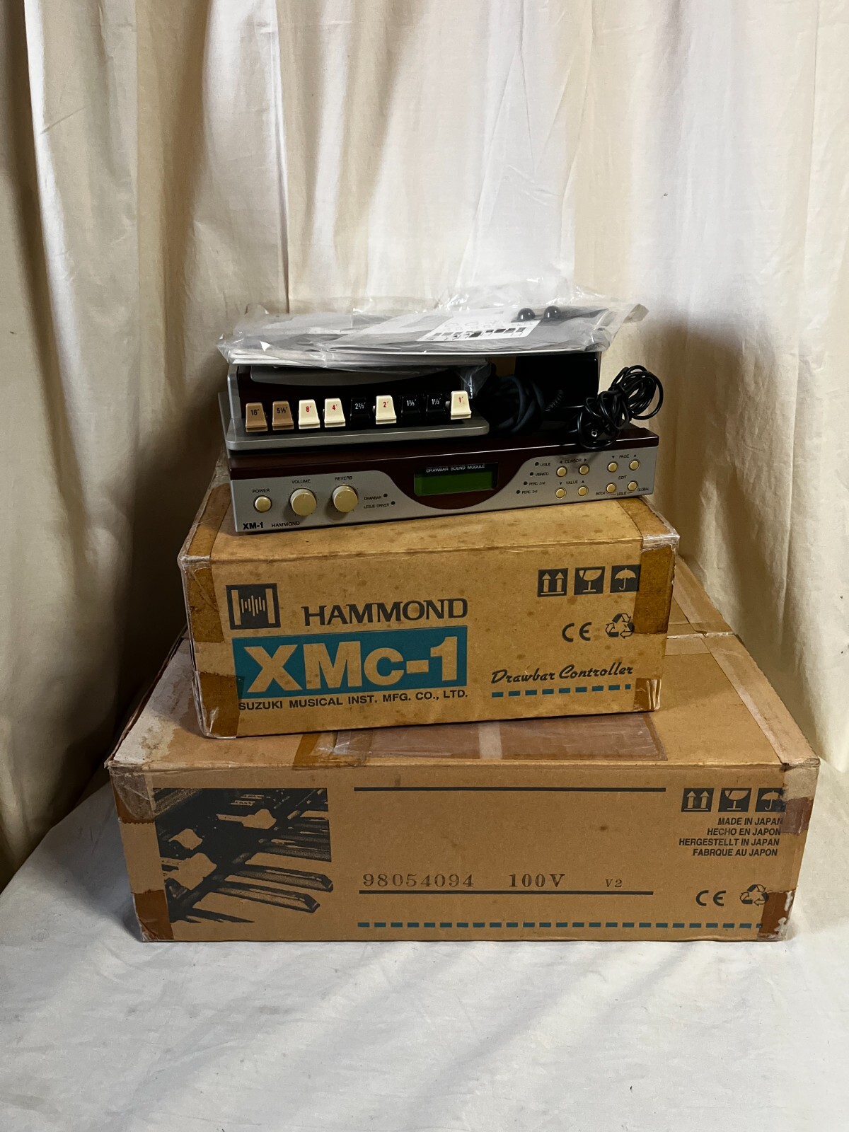 Hammond XM-1 Drawbar Sound Module & XMC-1 drawbars control New 