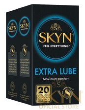 SKYN Extra Lube Extra feucht Kondome latexfrei extra Gleitgel Präservative 20 St