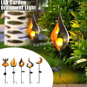 Details about   LED Solar Metal Stake Garden Light Waterproof Outdoor Solar Lamp Decorative Lamp