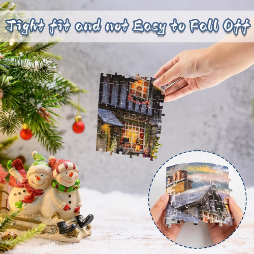 Christmas Puzzle Advent Calendar 2024 for Adults 1008 Pieces Xmas