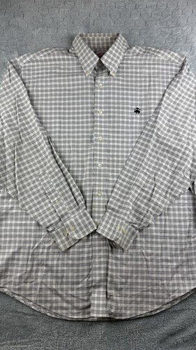 Brooks Brothers 346 The Original Polo Plaid Supima Men's Size XL