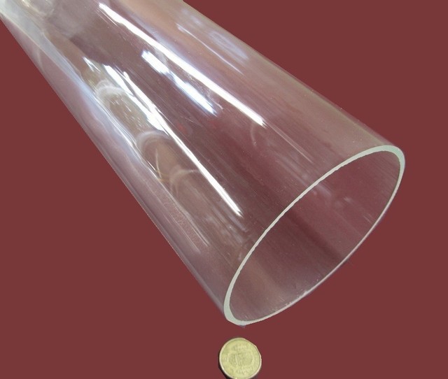 Acrylic Tube Clear Extruded 5.00" OD x 4.75" ID x .125" Wall x 72