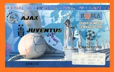 FINAL 1996 -- Juventus Torino v Ajax Amsterdam -- Champions League -- Ticket