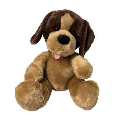 Build A Bear Workshop Floppy Ear Puppy Dog Brown Plush Stuffed Animal Toy BABW