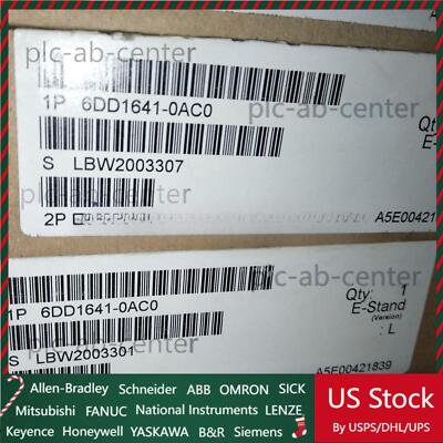 New Siemens 6DD1641-0AC0 6DD1 641-0AC0 SIMADYN D BINARY INPUT/OUTPUT MODULE