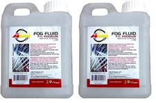 Smoke Fog Juice Liquid Fluid Universal Fit For Water Based Fog Machines Pack 2