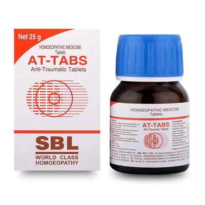 SBL AT-Tabs Anti-Traumatic Tablets 25g | Homeopathic Wellness Remedy Natural