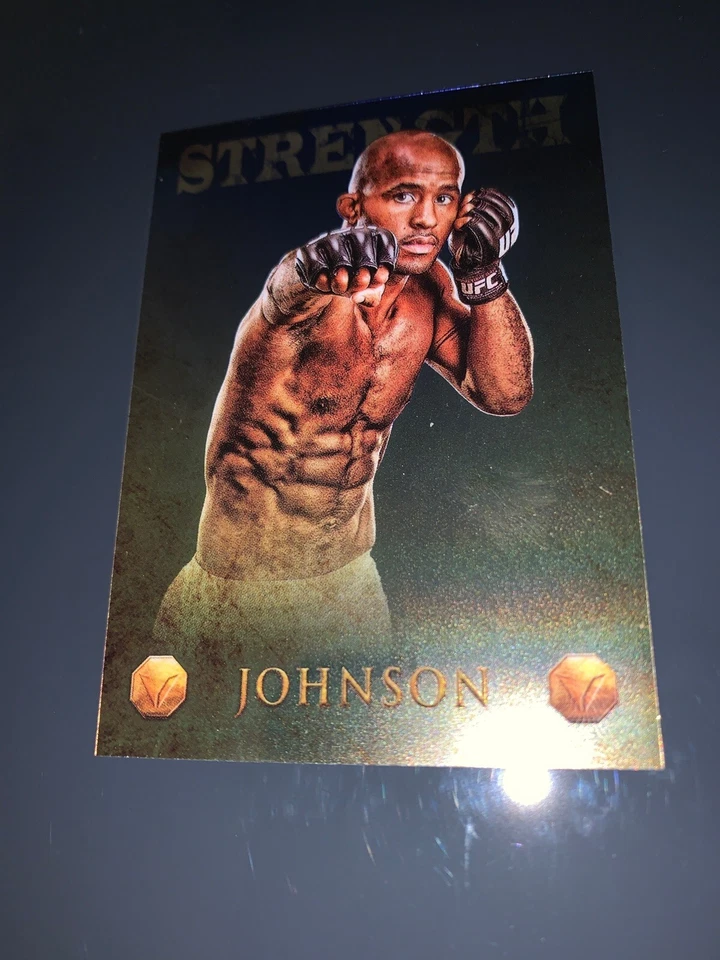 Demetrious Johnson 2013 UFC Finest Strength Card Numbered 112/188. Card V-3. - Image 4 of 4