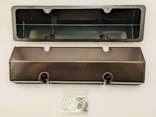 Black Anodized Small Block Chevrolet Fabricated Valve Covers 6144