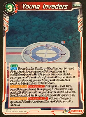 Young Invaders | BT13-028 C | Red | Supreme Rivalry | Dragonball Super TCG