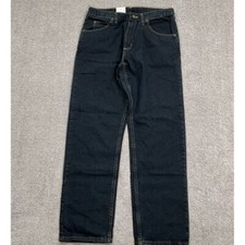 Wrangler Hero Jeans Men 32W 32L Blue 5 Star Relaxed Fit Straight New Finish