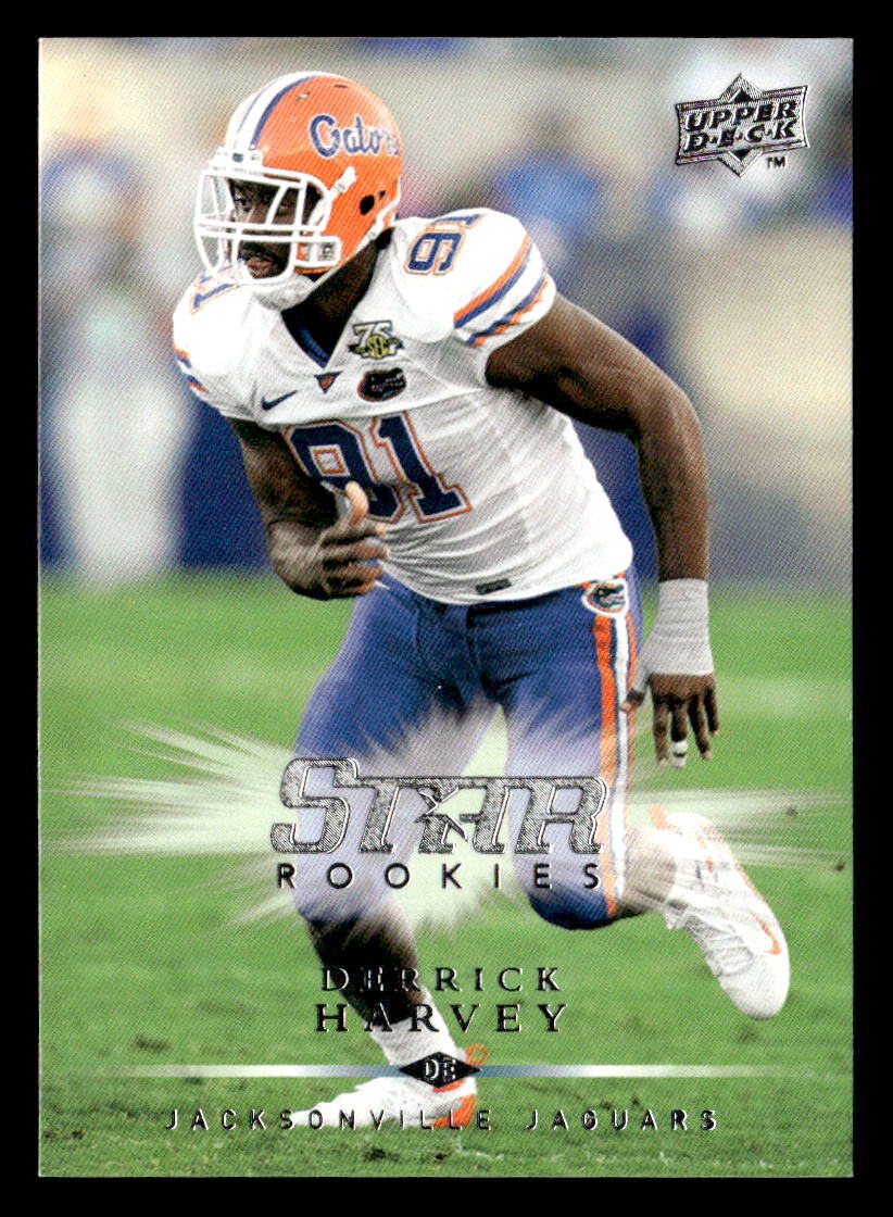 Derrick Harvey 2008 Upper Deck Rookie Card #229 Jacksonville Jaguars | eBay