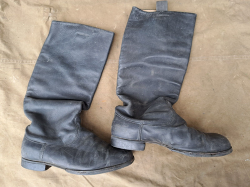 Botas cromadas de oficial ruso soviético Segunda Guerra Mundial talla 41 - Imagen 4 de 13