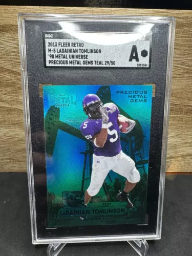 2013 Fleer Retro Precious Metal Gems Ladainian Tomlinson /50 #M-5 SGC A