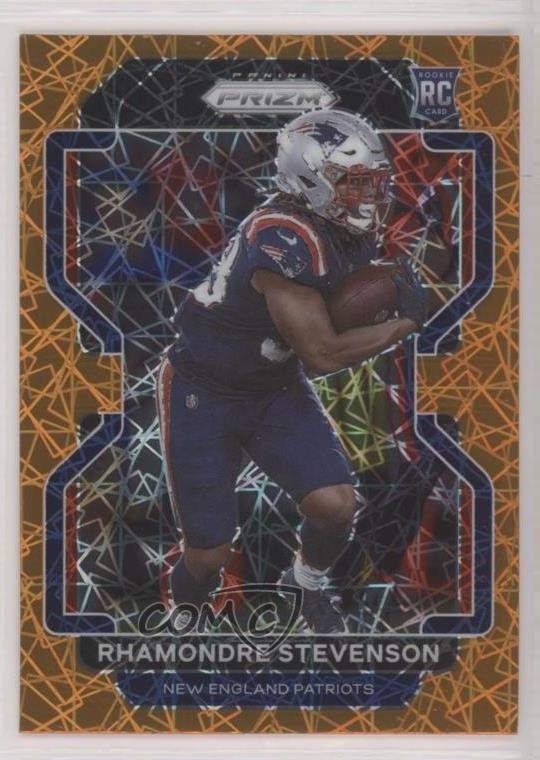 2021 Panini Prizm Rookie Lazer Prizm Rhamondre Stevenson #367 09x3