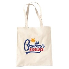 Stranger Things Bradley'S Big Buy Grocery Travel Reusable Tote Bag, Natural