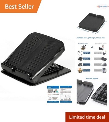 Portable Slant Board Adjustable Calf Stretching Non-Slip Surface for Therapy