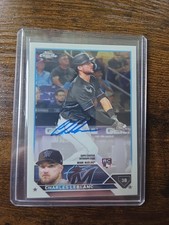 2023 Topps Chrome Update Series - Autographs Charles Leblanc #RA-CL (AU, RC)
