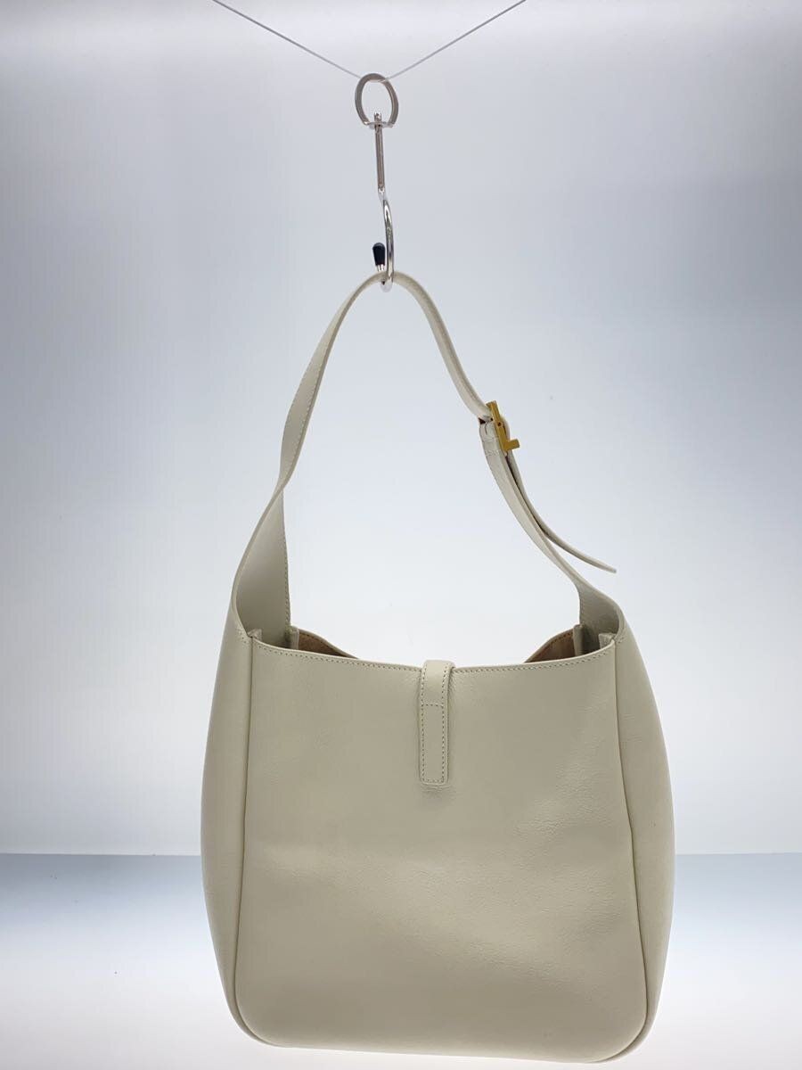 Borsa a tracolla SAINT LAURENT [Acquisto] 713938 bianca tinta unita usata