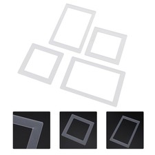 4Pcs Wall Socket Surround Socket Finger Acrylic Plate Attachment