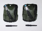 PURGE 39 Steel Corps Male Vest Knife Lot GIJOE CLASSIFIED SERIES 6" Scale 1/12
