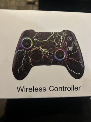 Third Party Wireless Controller For PC And Switch Light Up NEW
