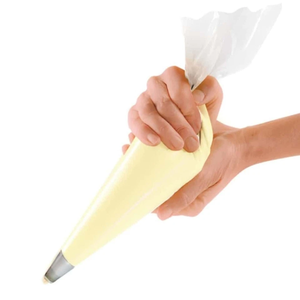 Sac a Poche Plastica Trasparente 55x27 cm 100pz - Sacchetto Decorazione Torte - Immagine 4 di 4