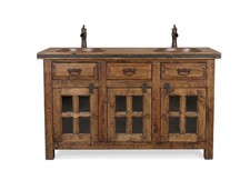 Abbot Rustic Medium Stain Bathroom Vanity